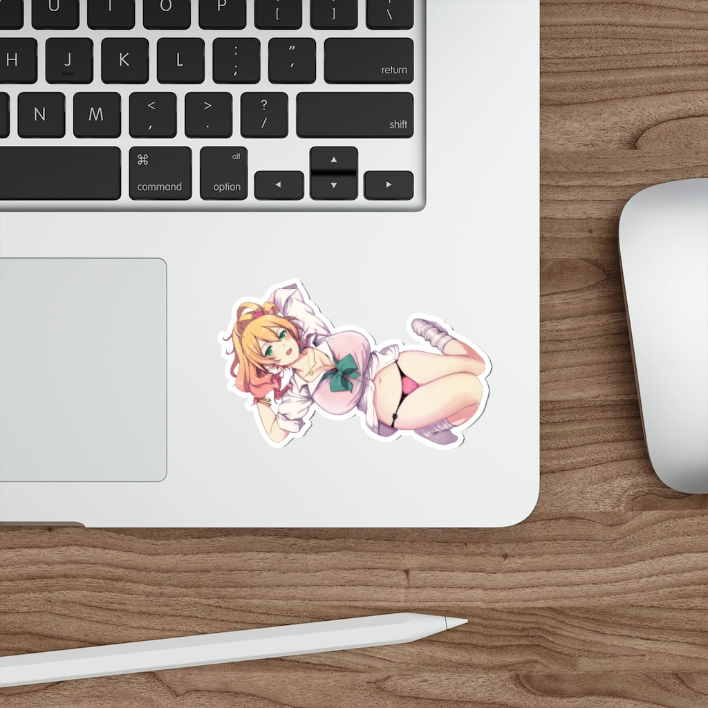 Sexy Panties Yame Yukana My First Girlfriend Is a Gal Waterproof Sticker - Ecchi Vinyl Decal