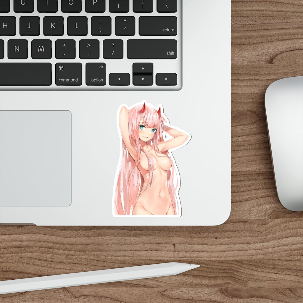 Nude Zero Two Waterproof Sticker - Ecchi Decal - Darling in the Franxx