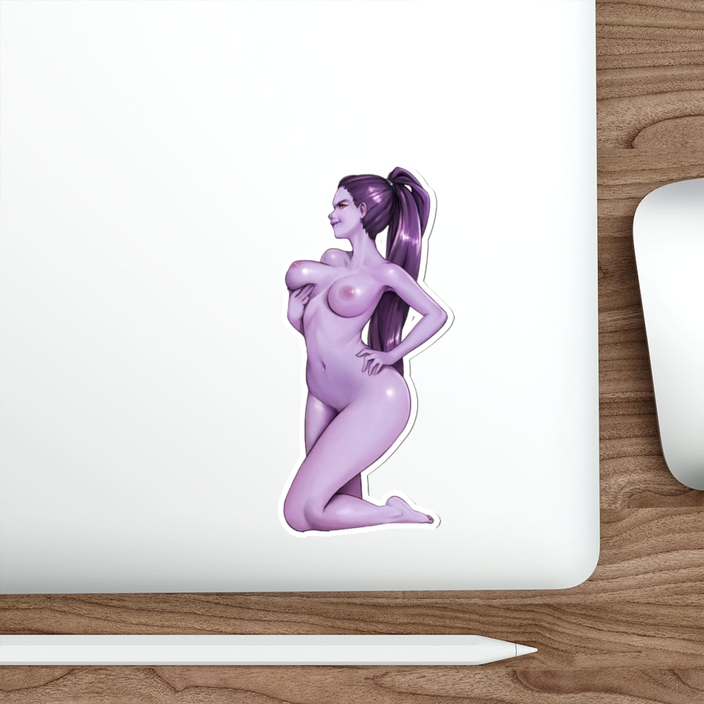 Nude Widowmaker Overwatch Hentai Waterproof Sticker - Ecchi Vinyl Decal