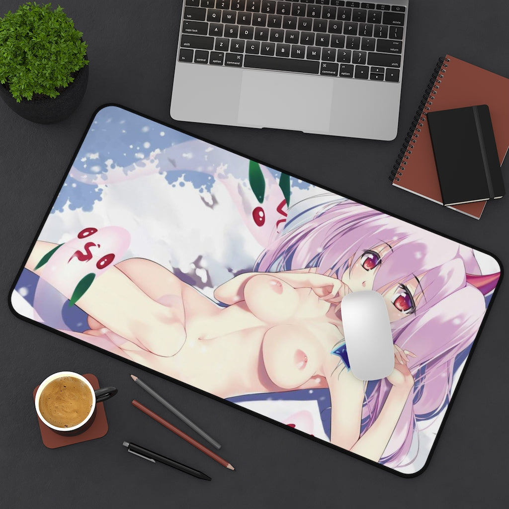 Nude Ghost Ogre and Snow Rabbit Yugioh Desk Mat - Non Slip Mousepad