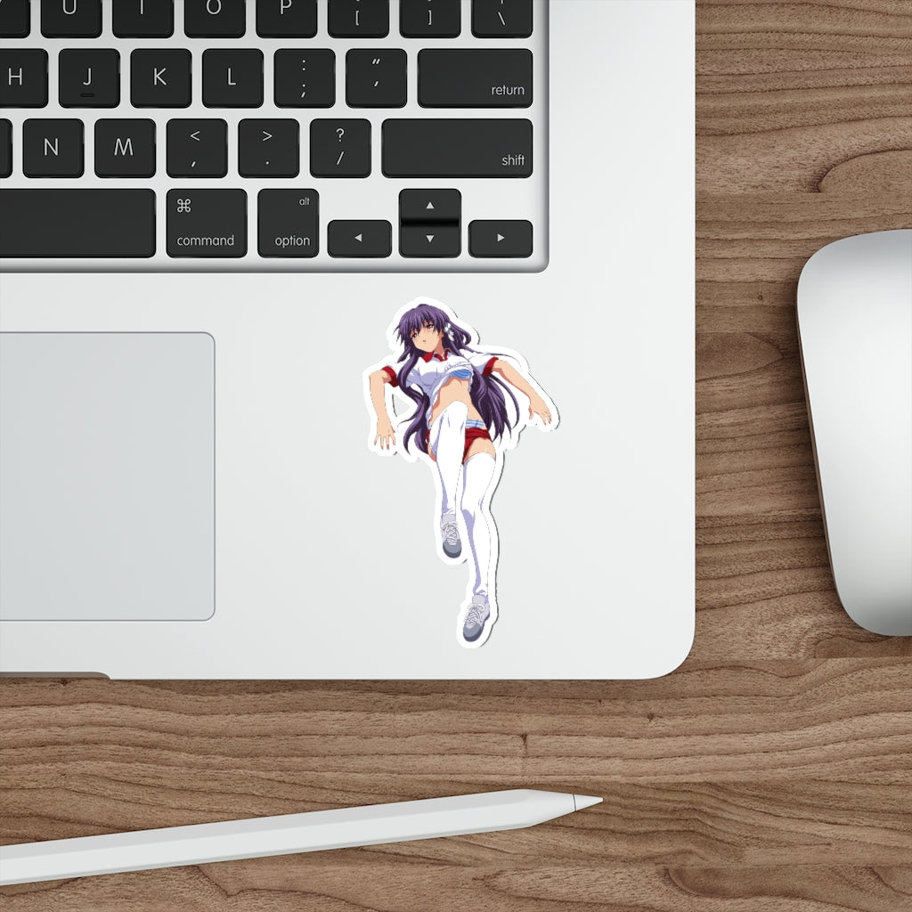 Clannad Fujibayashi Kyou Gym Uniform Waterproof Sticker - Ecchi Vinyl Decal