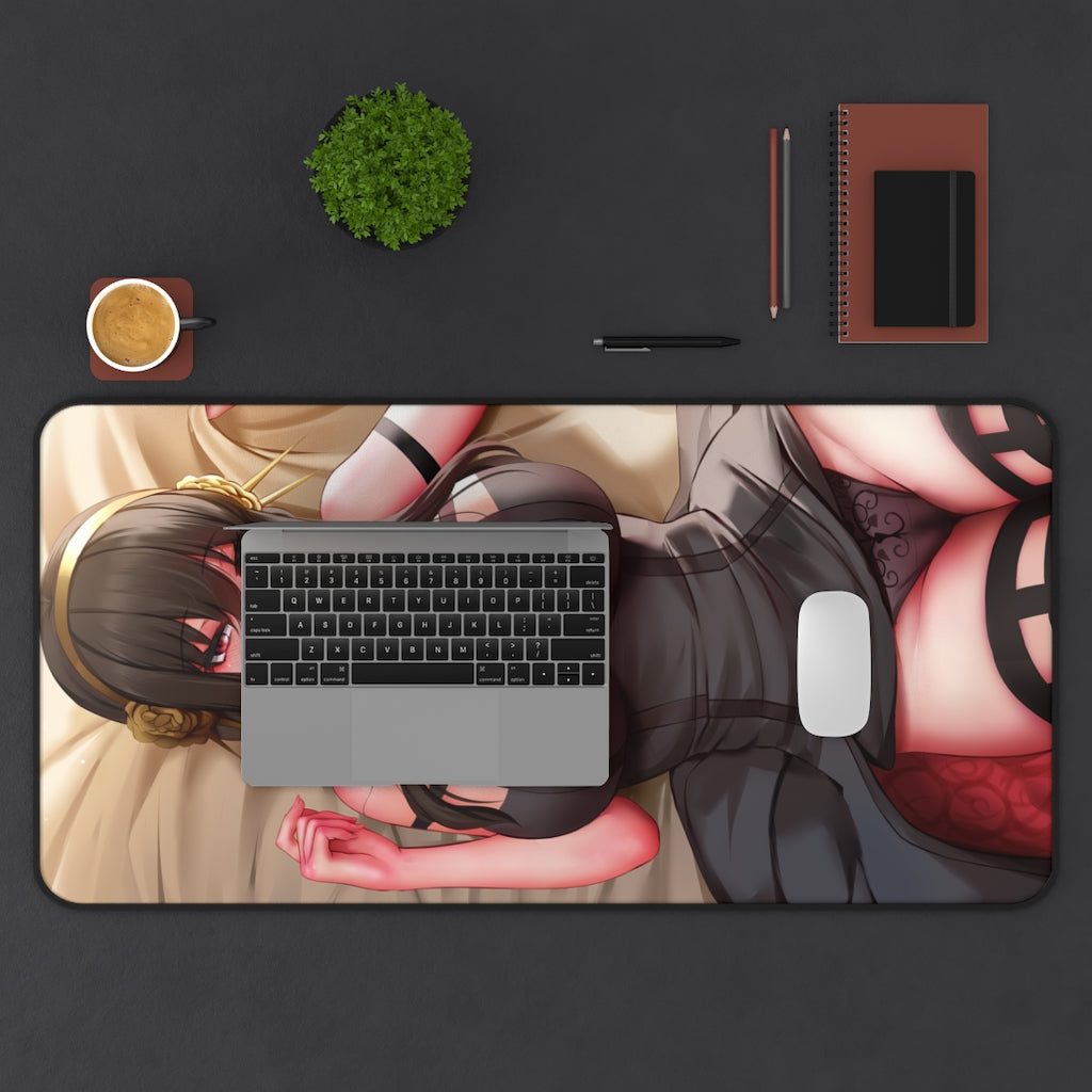 Spy x Family Yor Forger Waifu Desk Mat - Non Slip Mousepad - Sexy Girl Playmat