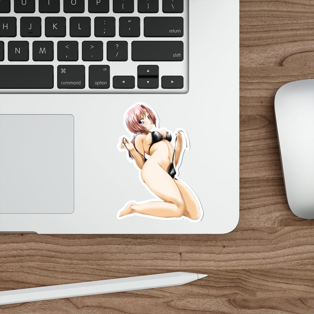 Sexy Bikini Kazami Mizuho Onegai Teacher Waterproof Sticker - Ecchi Vinyl Decal