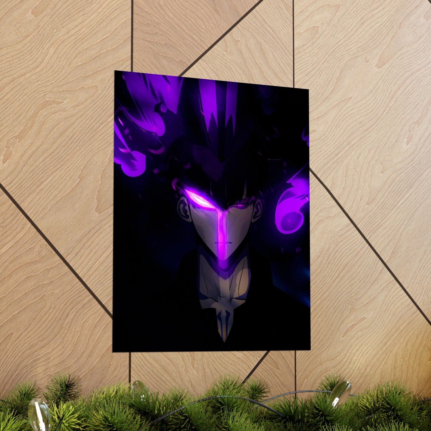 Solo Leveling Poster - Premium Matte Vertical Poster - Shadow Monarch Anime Wall Art Decor