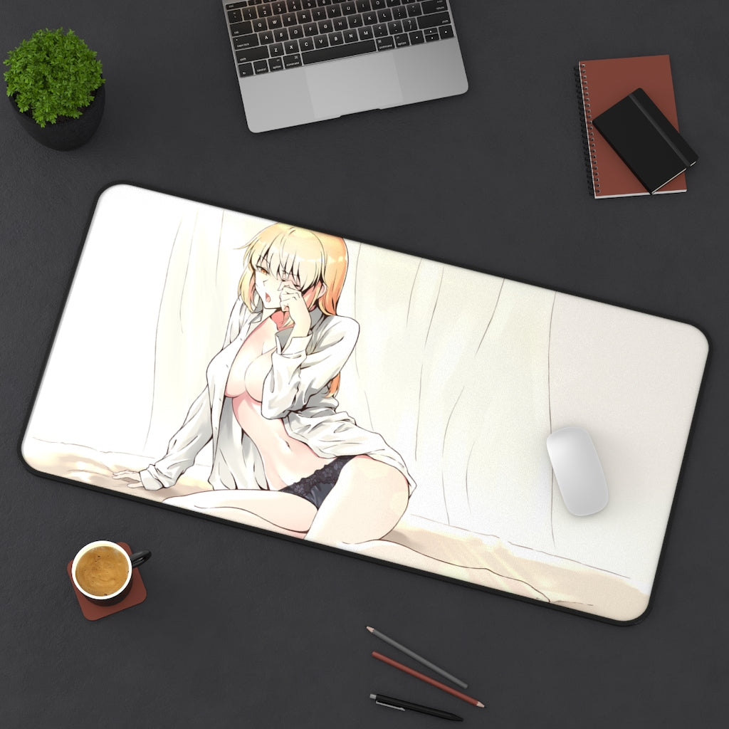 Fate Stay Night Ecchi Mousepad - Sexy Saber Alter Desk Mat - FSN Playmat