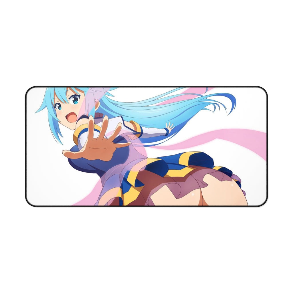 Konosuba Aqua Sexy Mousepad - Upskirt Desk Mat - Ecchi Playmat