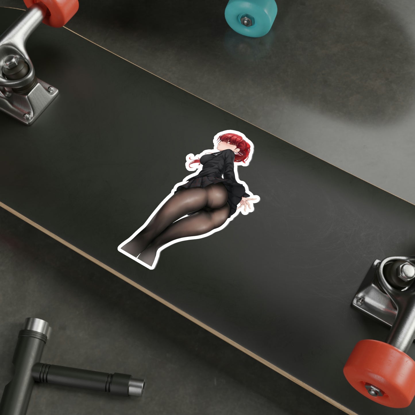 Persona 5 Waterproof Sticker - Kasumi Yoshizawa Pantyhose Ecchi Vinyl Car Decal