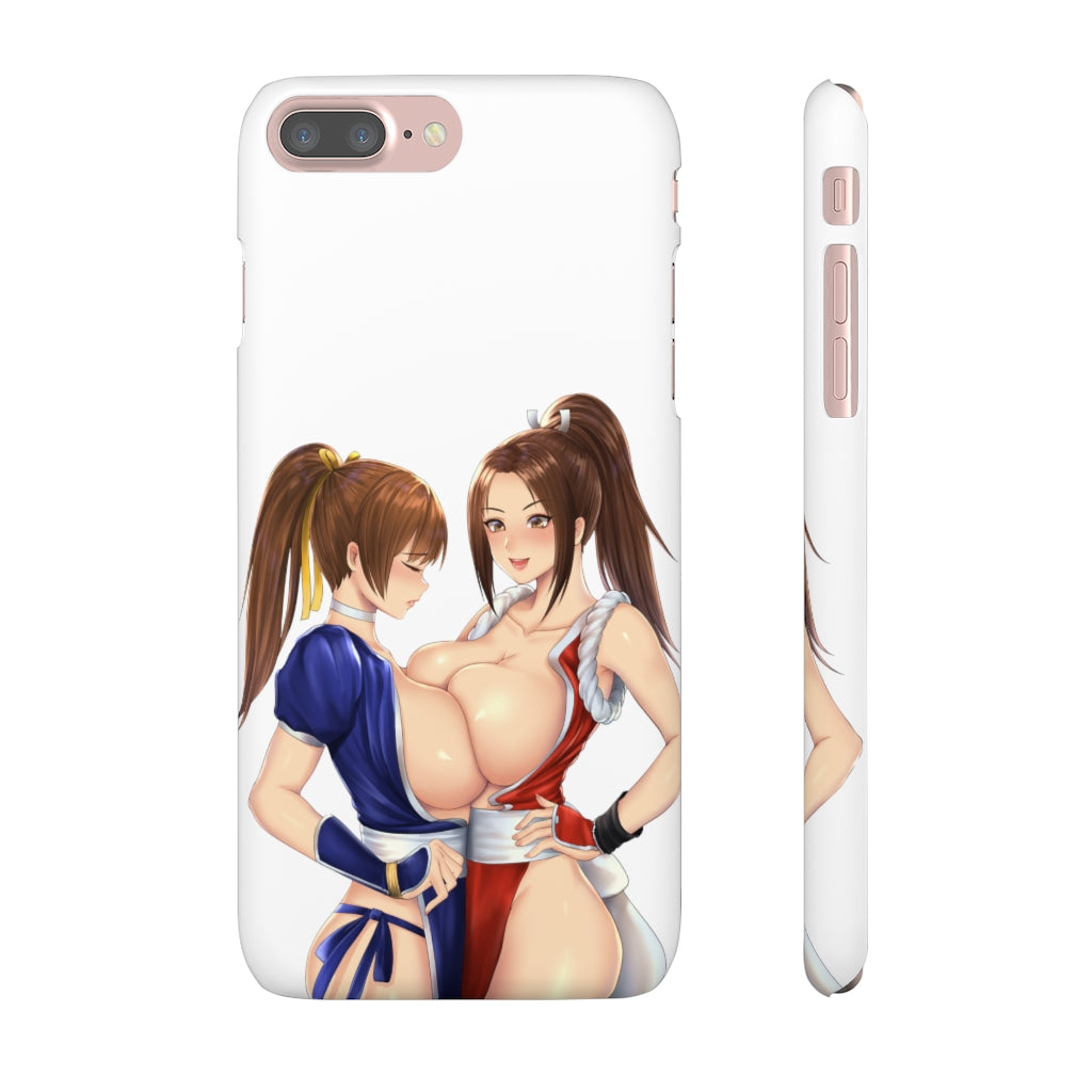 Oppai Anime Phone Case - Kawaii Aesthetic Snap Case - iPhone 13