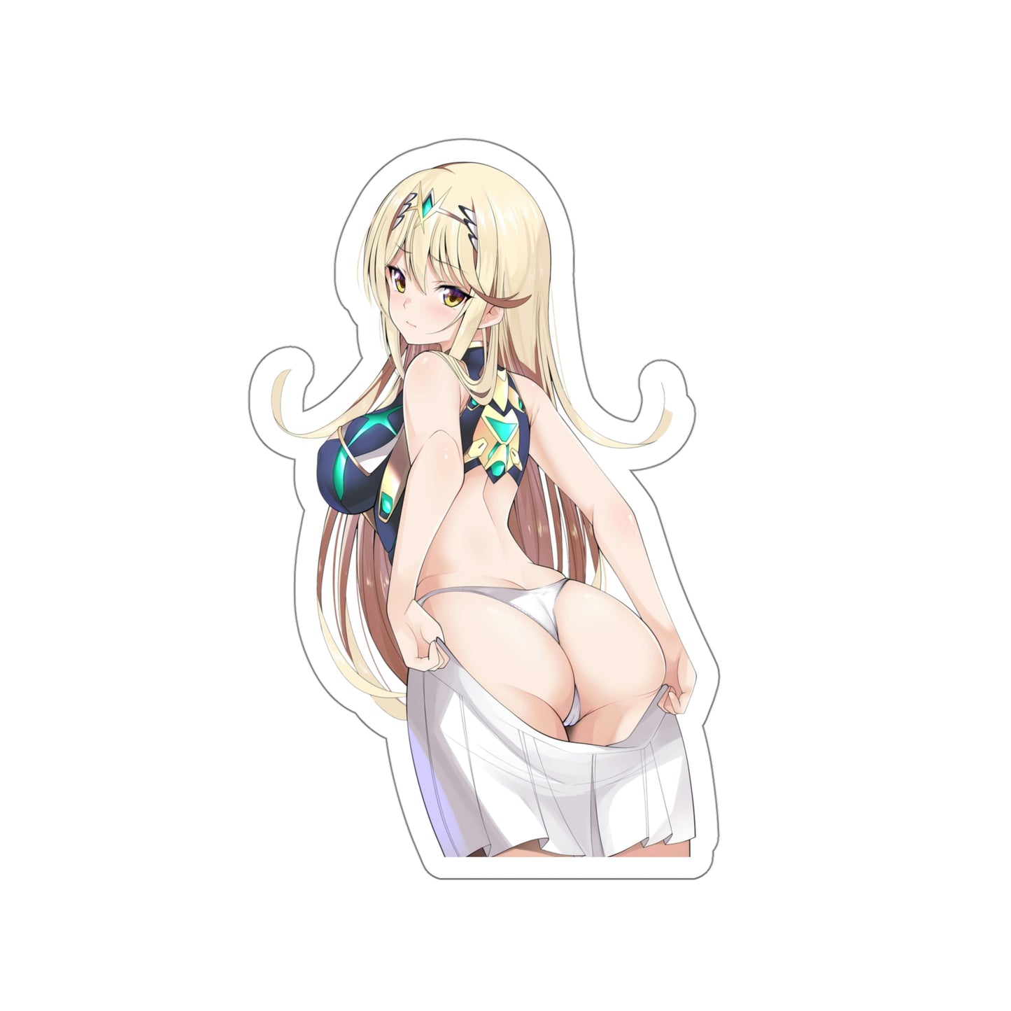 Big Butt Mythra Xenoblade Waterproof Sticker - Ecchi Vinyl Decal