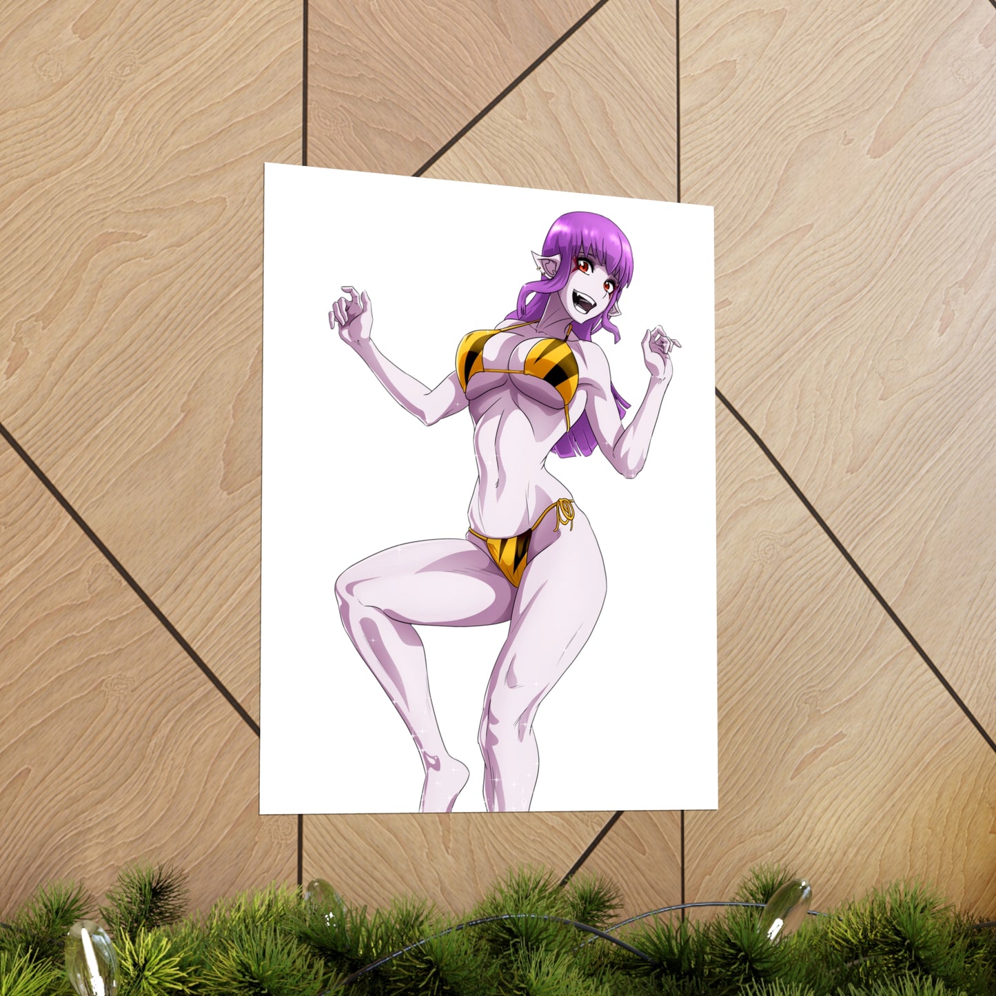 Solo Leveling Poster - Premium Matte Vertical Poster - Esil Radiru Bikini Waifu Ecchi Anime Wall Art Decor