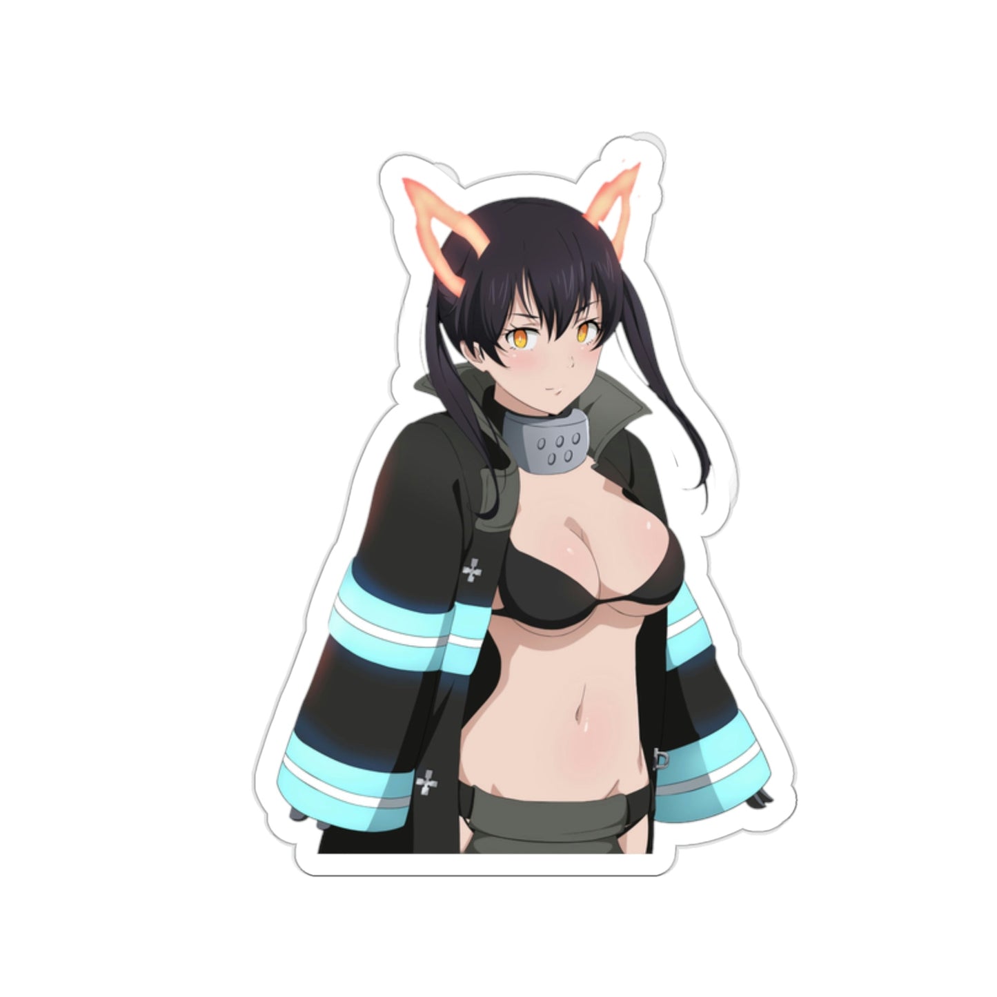 Sexy Tamaki Fire Force Waterproof Sticker - Weatherproof Vinyl Car Decal