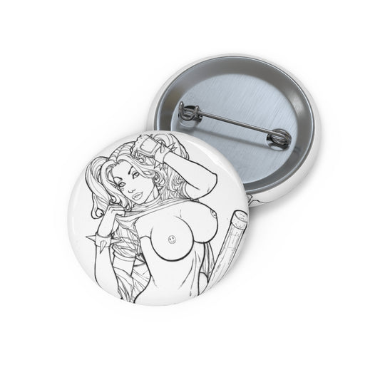 Harley Quinn Ecchi Pin