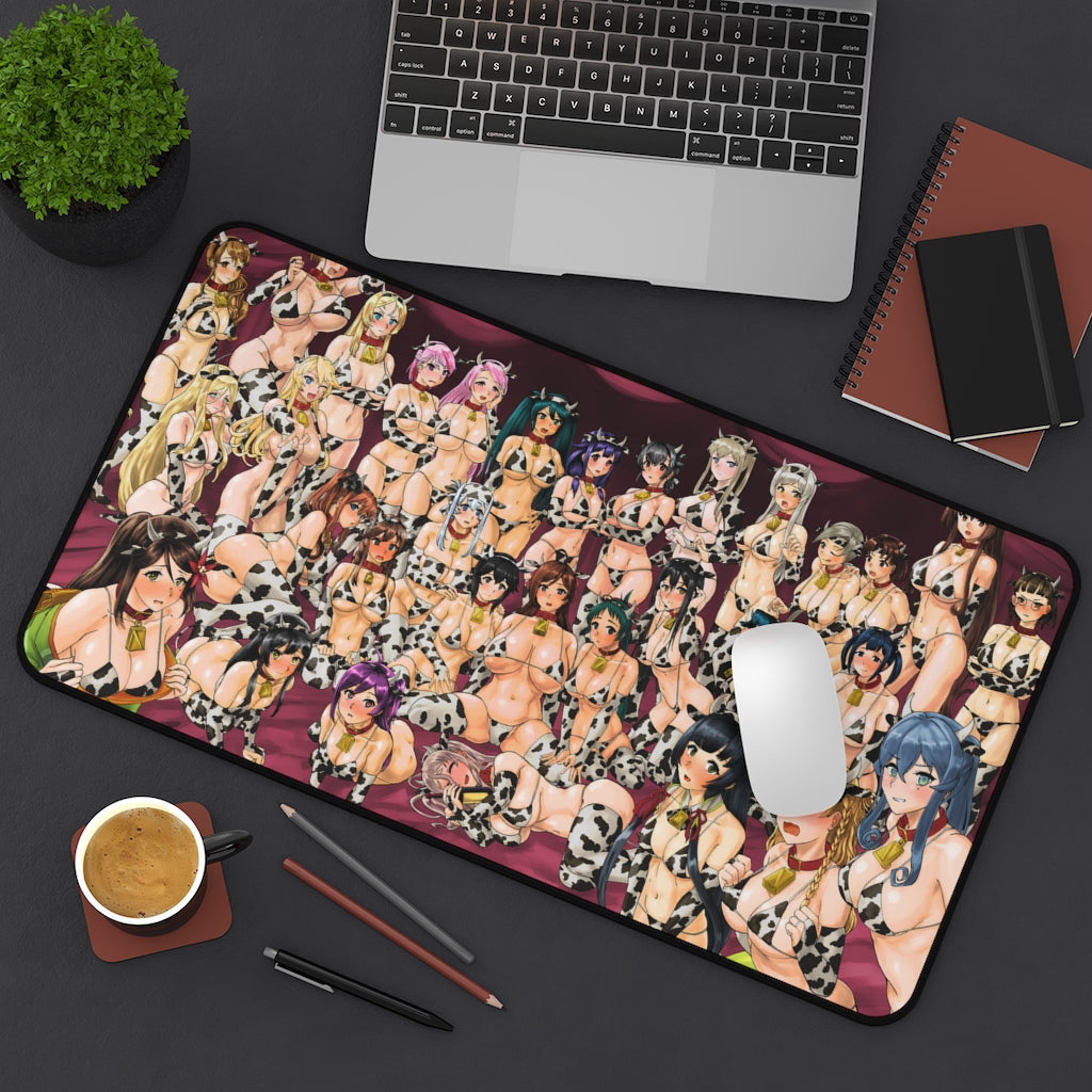 Kantai Collection Mousepad - Cow Girls Large Desk Mat - Gaming Playmat