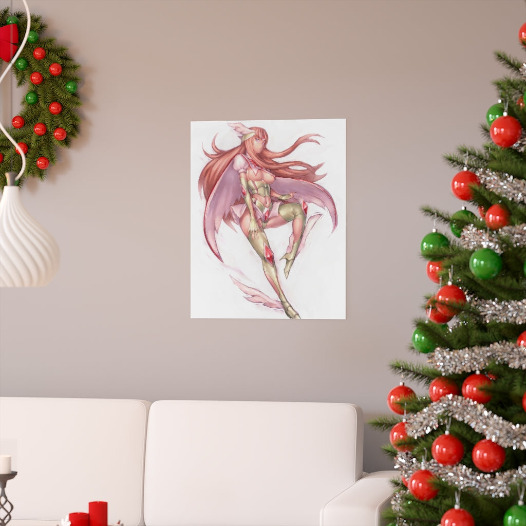 Aquila Yuna Saint Seiya Poster - Lewd Premium Matte Vertical Poster - Adult Wall Art