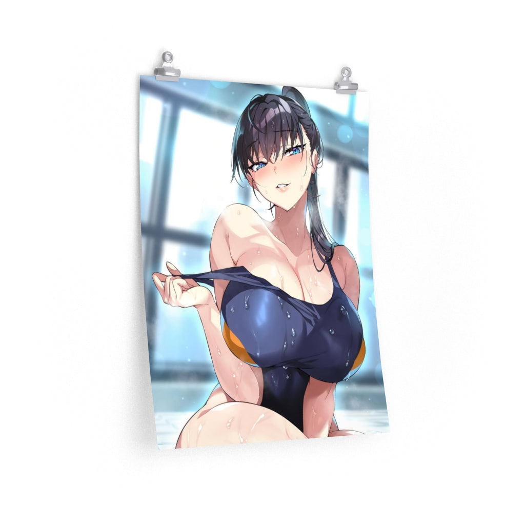 Steamy Bikini Toudou Akira World's End Harem Ecchi Poster - Lewd Premium Matte Vertical Poster - Adult Wall Art