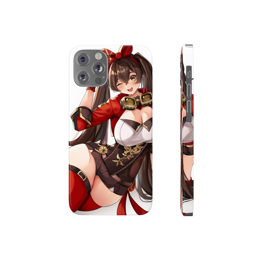 Genshin Impact Amber Phone Case - iPhone 13 Case - iPhone 12 Case - Anime Phone Case