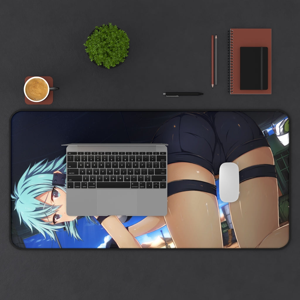 Gun Gale Online Sinon Sexy Butt Desk Mat - Non Slip Mousepad