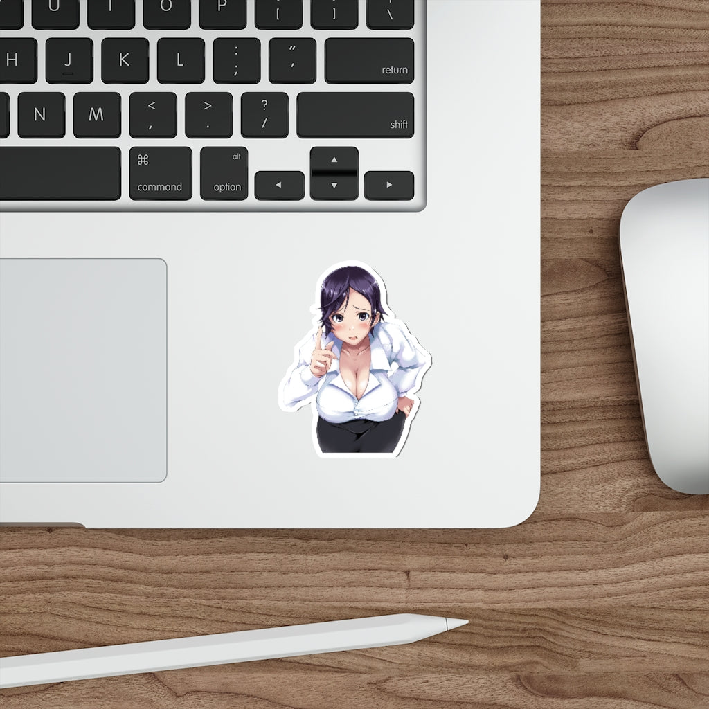 Gal Gun Rena Kuribayashi Big Boobs Ecchi Vinyl Decal Waterproof Sticker - Ecchi Vinyl Decal