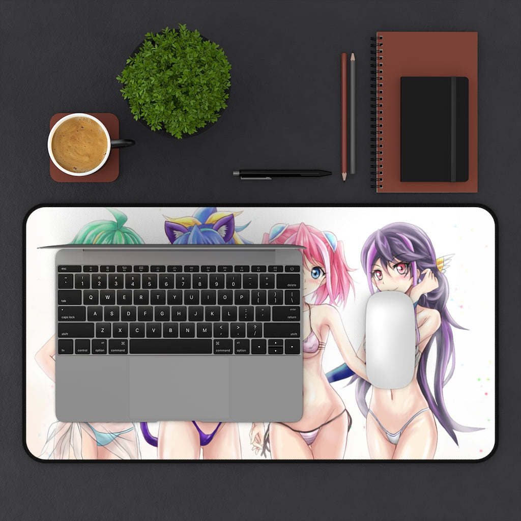 Sexy Bikini Bracelet Girls Yugioh Desk Mat - Lewd Mousepad - Sexy Anime Waifus Playmat