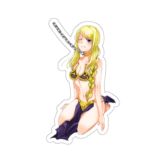 Full Metal Alchemist Waterproof Sticker - Slave Princess Winry Ecchi Vinyl Anime Decal
