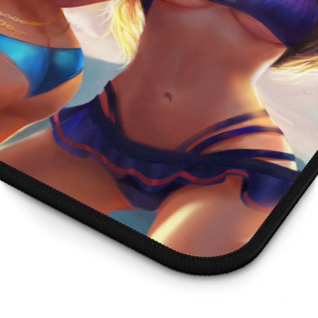 D.Va Mercy Tracer and Symmetra Overwatch Bikini Waifus Mousepad - Gaming Playmat