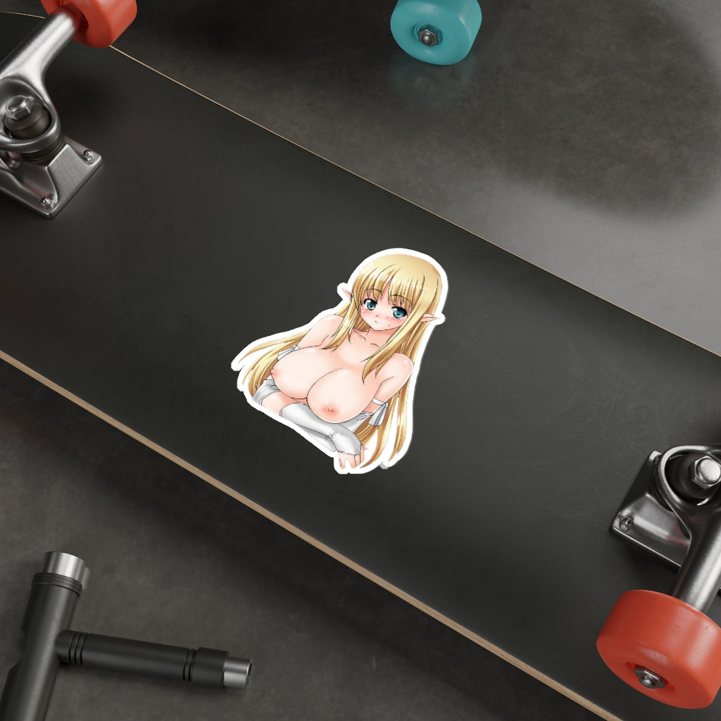 Thick Boobs Tiffania Westwood Panties The Familiar of Zero Waterproof Sticker - Ecchi Vinyl Decal