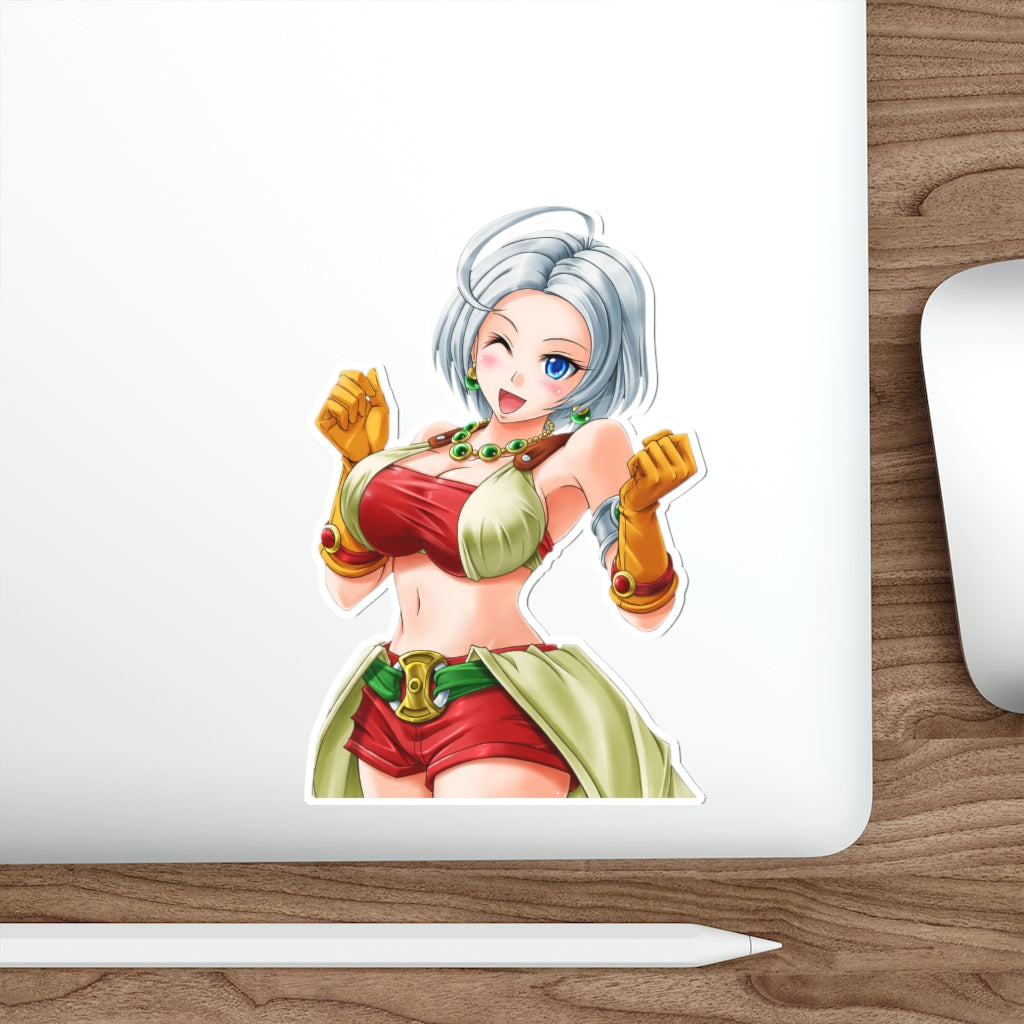 Big Boobs Riin Dragon Quest Waterproof Sticker - Ecchi Vinyl Decal