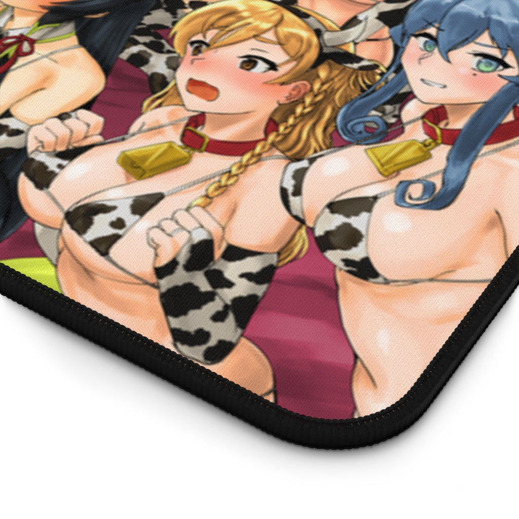 Kantai Collection Mousepad - Cow Girls Large Desk Mat - Gaming Playmat