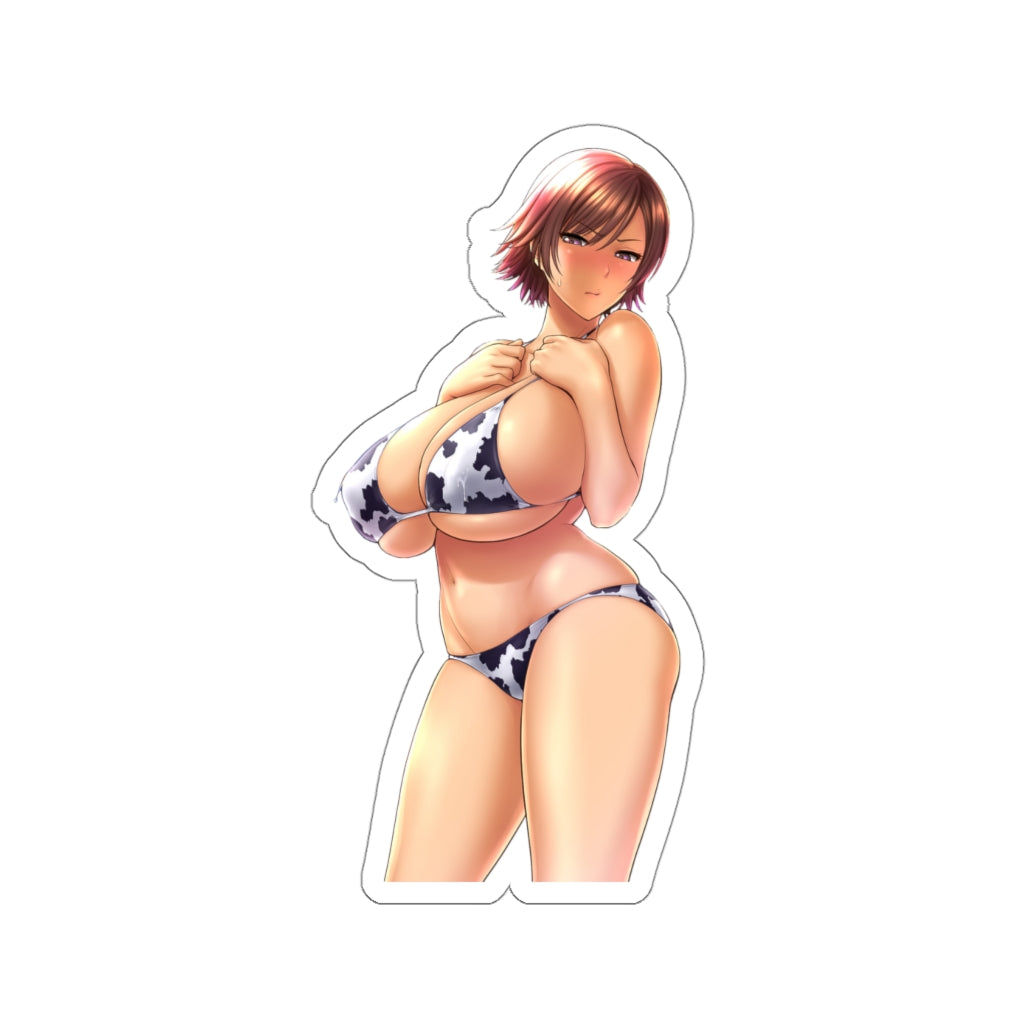Tekken Asuka Kazama Sexy Cow Girl Bikini Waterproof Sticker - Ecchi Vinyl Decal