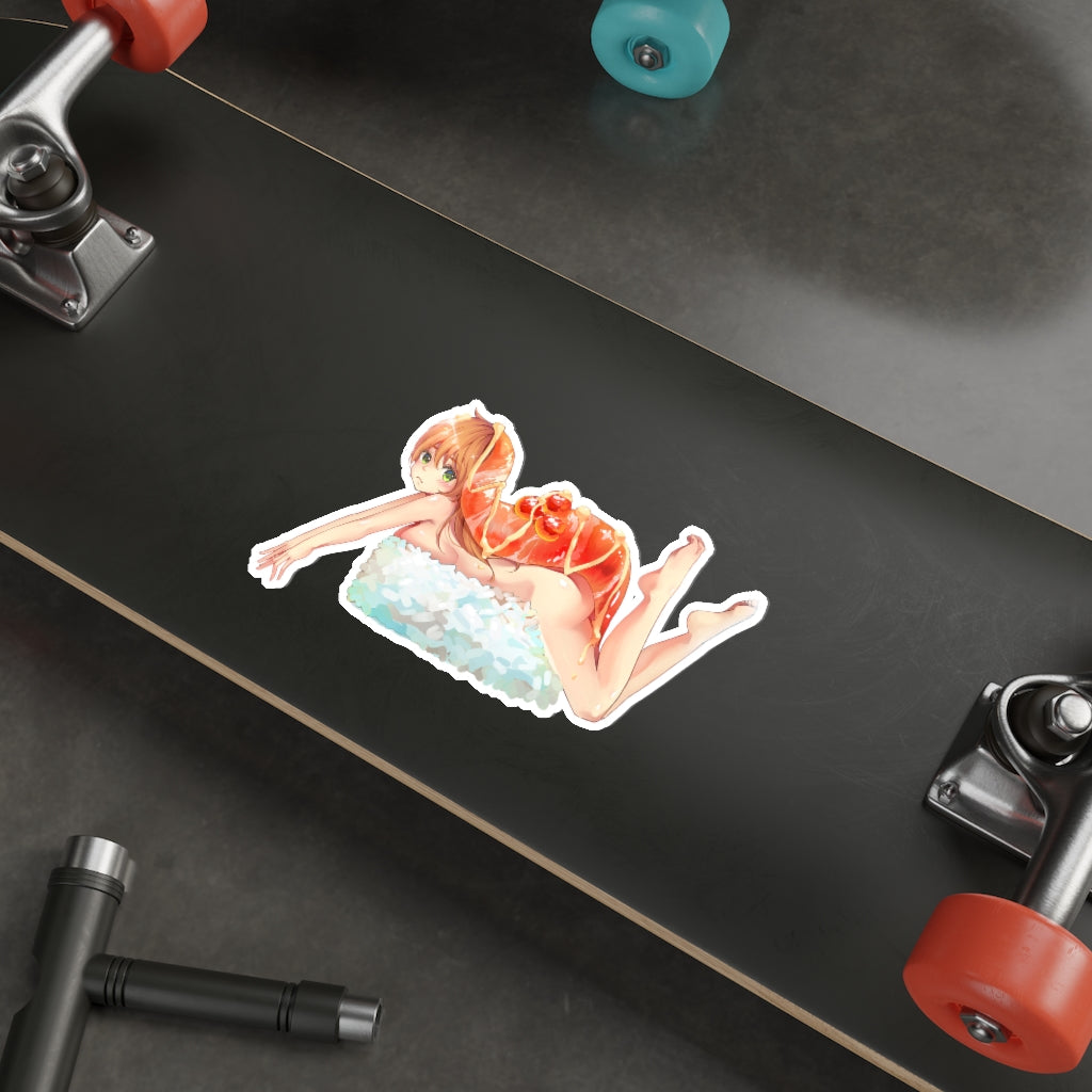 Sexy Sushi Waifu Waterproof Sticker - Ecchi Vinyl Decal