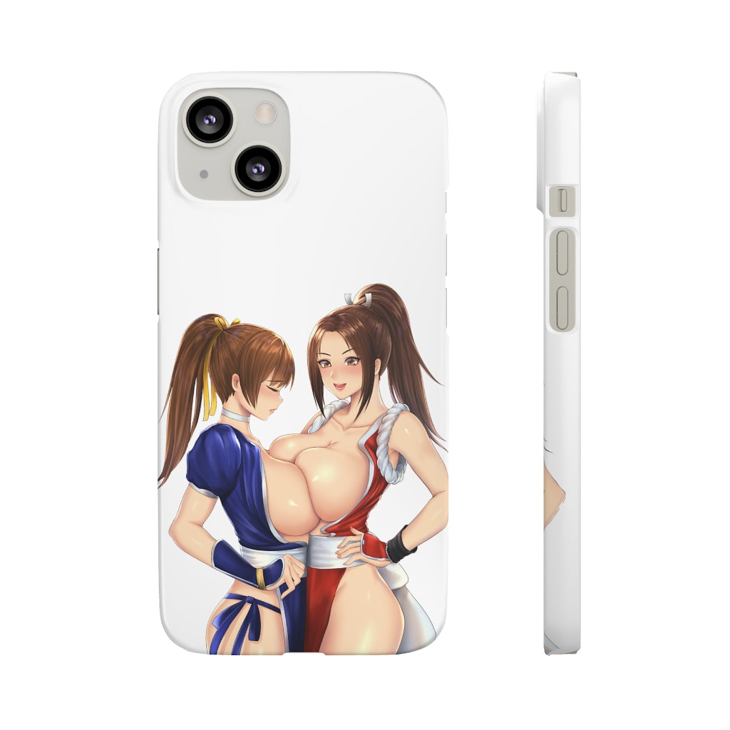 Oppai Anime Phone Case - Kawaii Aesthetic Snap Case - iPhone 13