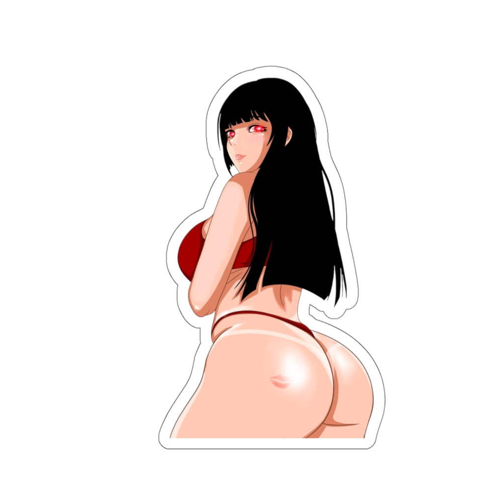 Big Butt Yumeko Jabami Waterproof Decal - Kakegurui Compulsive Gambler Ecchi Anime Vinyl Sticker