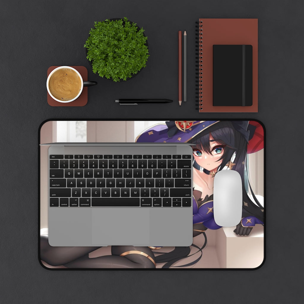 Genshin Impact Sexy Mousepad - Mona Gaming Desk Mat - Ecchi Playmat