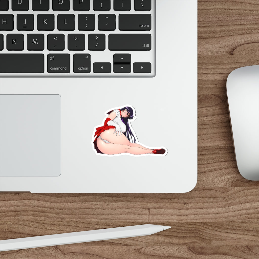 Sexy Sailor Mars Waterproof Sticker - Sailor Moon Ecchi Vinyl Decal