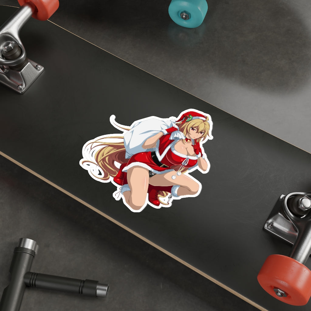 Valkyrie Drive Sexy Santa Mirei Shikishima Waterproof Sticker - Ecchi Vinyl Decal