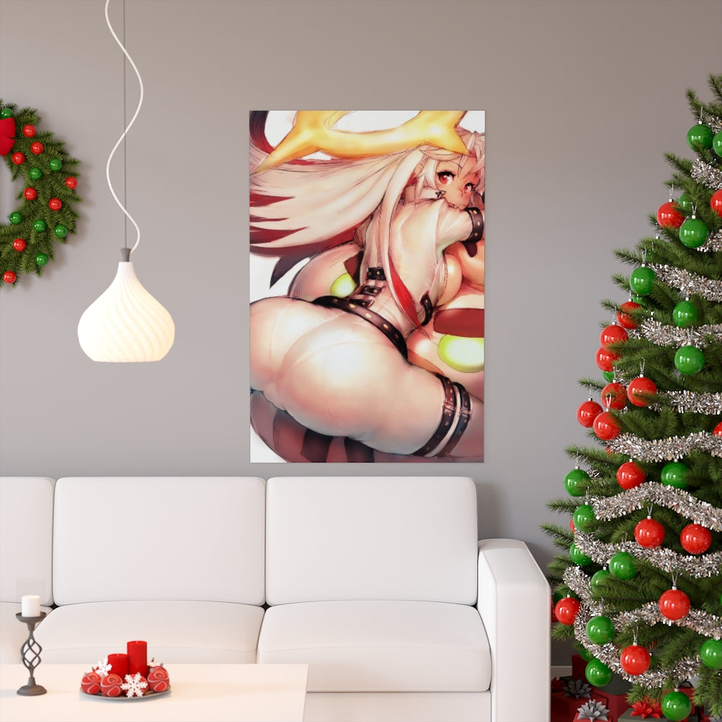 Affiche Guilty Gear de Jack O'Valentine - Affiche verticale mate de qualité supérieure - Art mural pour adulte