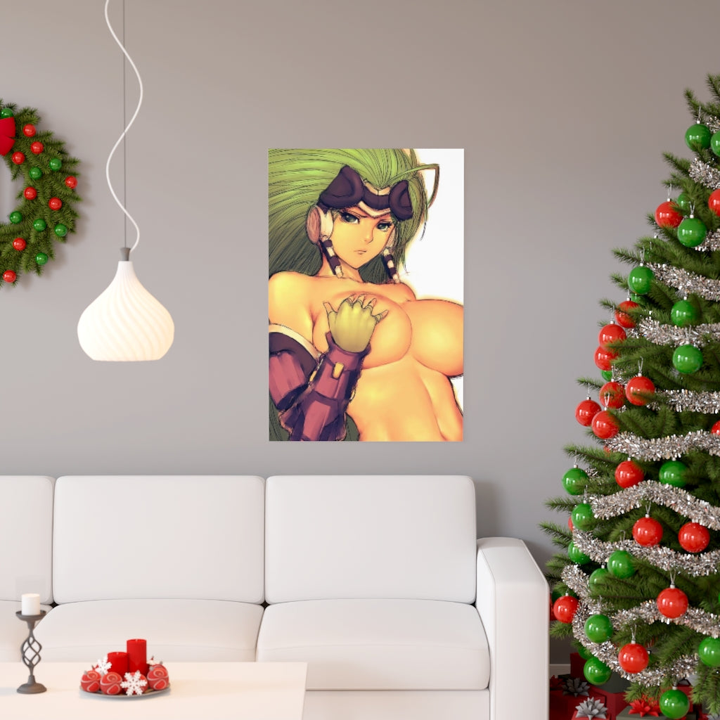 Aschen Brodel Super Robot Wars Poster - Lewd Premium Matte Vertical Poster - Adult Wall Art