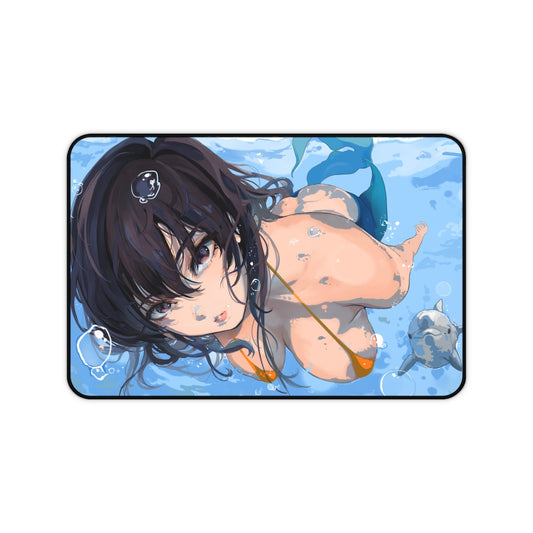 Komi San Sexy Mousepad - Mermaid Komi Can'T Communicate Ecchi Desk Mat - Anime Playmat