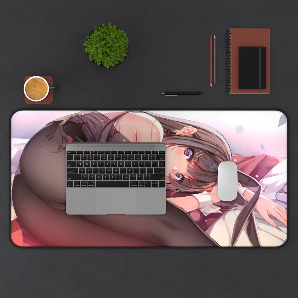 Rascal Does Not Dream Of Bunny Girl Senpai Ecchi Mousepad - Mai Sakurajima Large Desk Mat