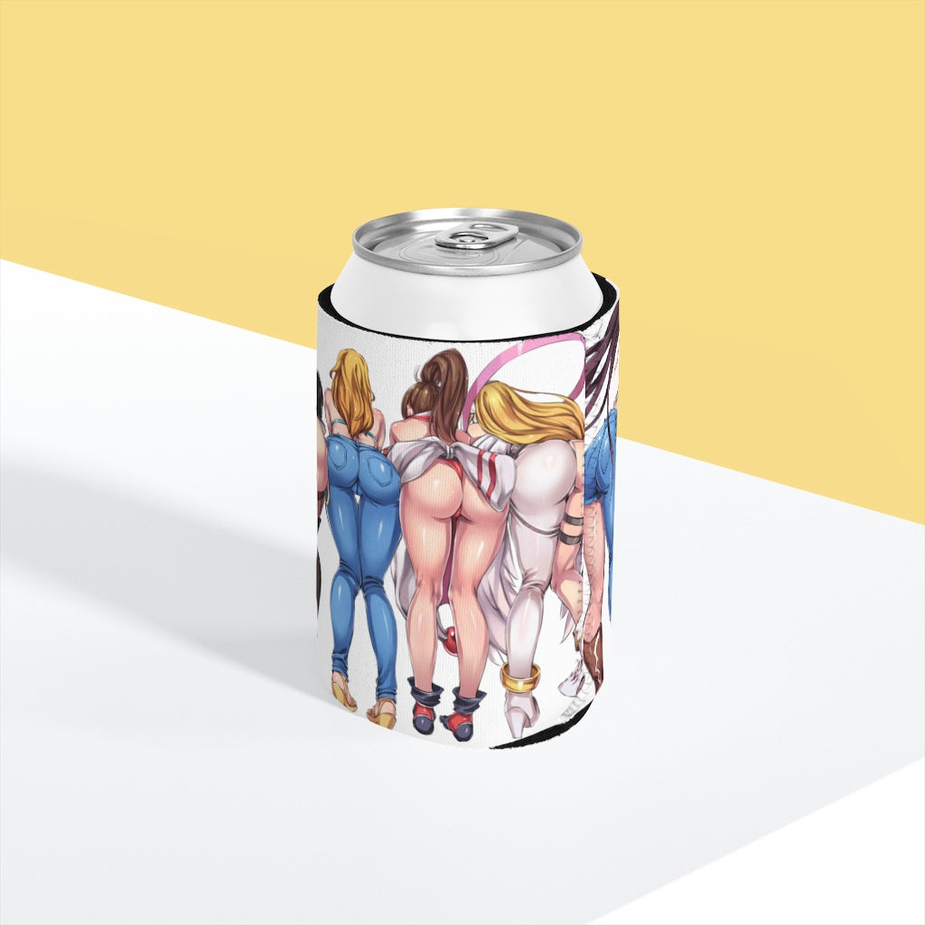 Anime Koozie - Hot Butts Can Cooler Sleeve - Booty Showcase