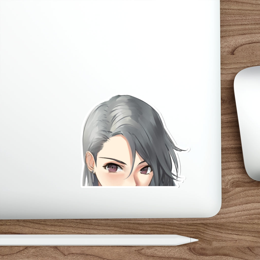 Persona 5 Sae Niijima Peeker Sticker - Anime Peeker Car Decal