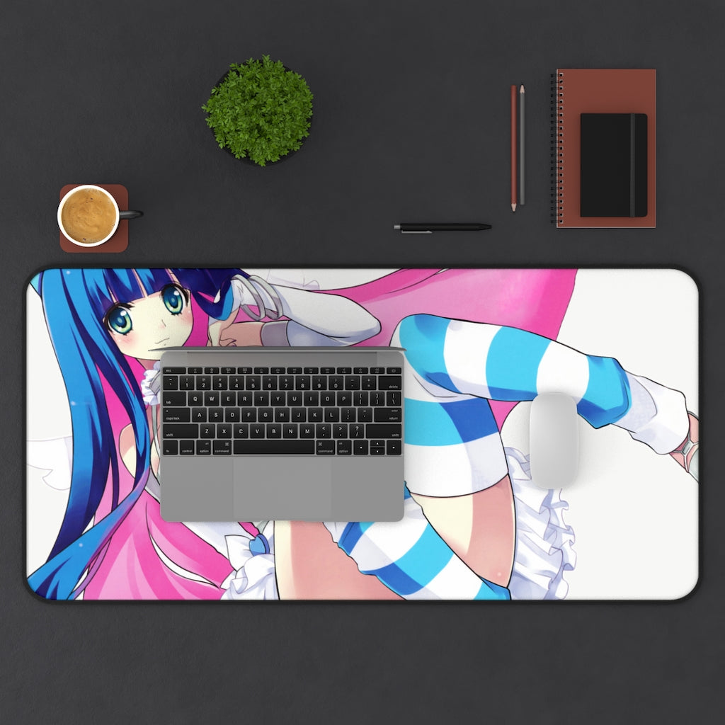 Panty and Stocking with Garterbelt Waifu Desk Mat - Non Slip Mousepad