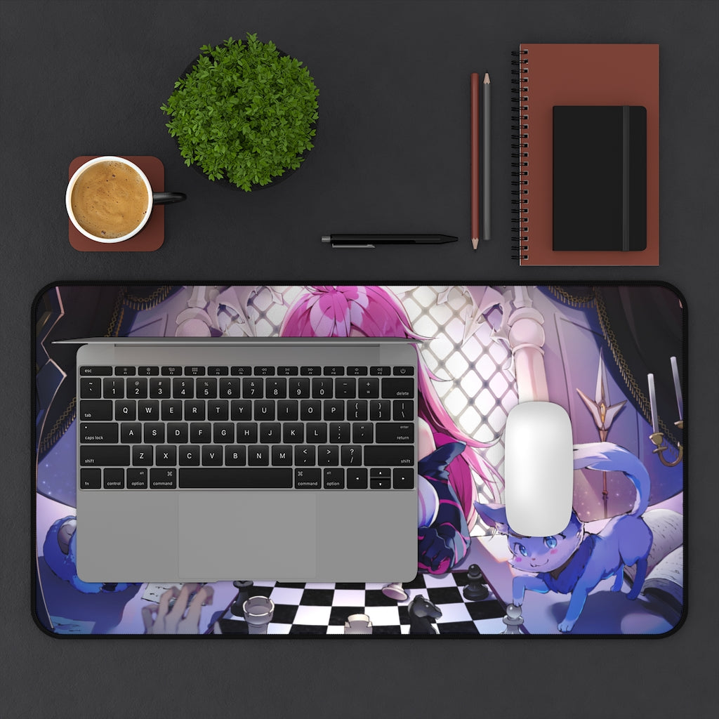 League of Legends Sexy Mousepad - Katarina Du Couteau Boobs Desk Mat - LoL Gaming Playmat