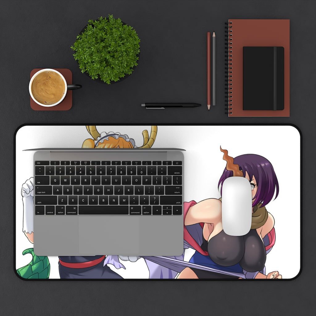 Miss Kobayashi'S Dragon Maid Sexy Mousepad - Big Tits XXL Desk Mat - Ecchi Desk Pad