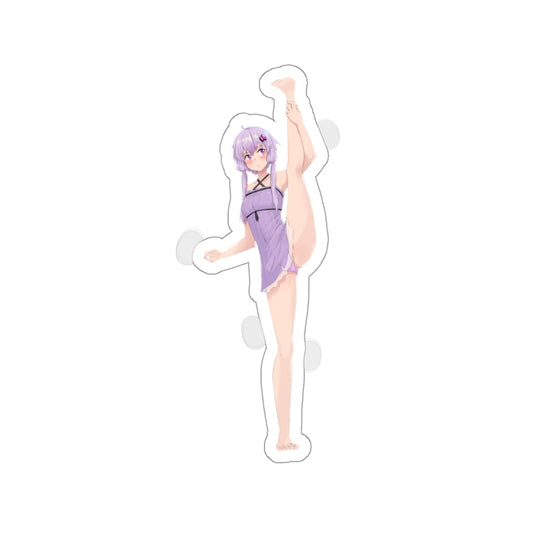 Yuzuki Yukari Vocaloid Sexy Split Waterproof Sticker - Ecchi Vinyl Decal