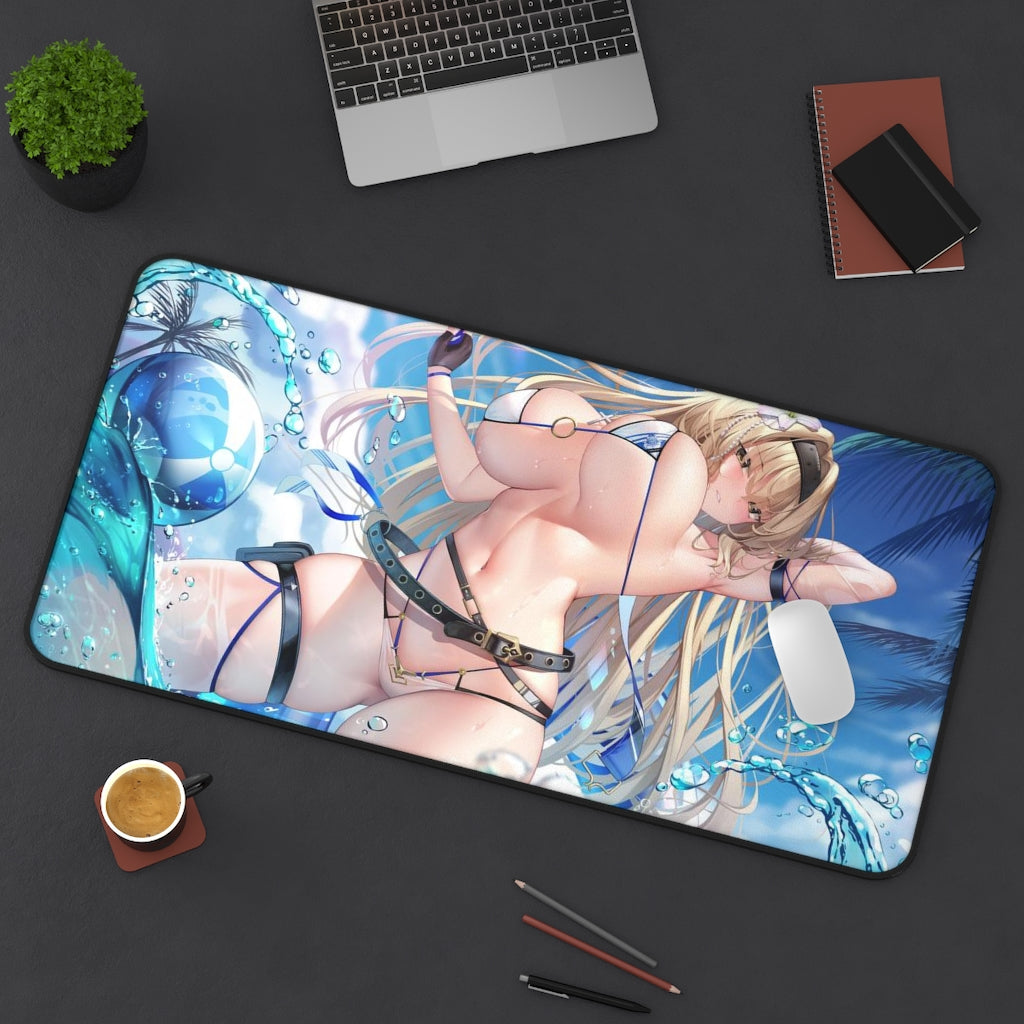 Punishing Gray Raven Sexy Mousepad - Big Boobs Bianca Ecchi Desk Mat - Playmat