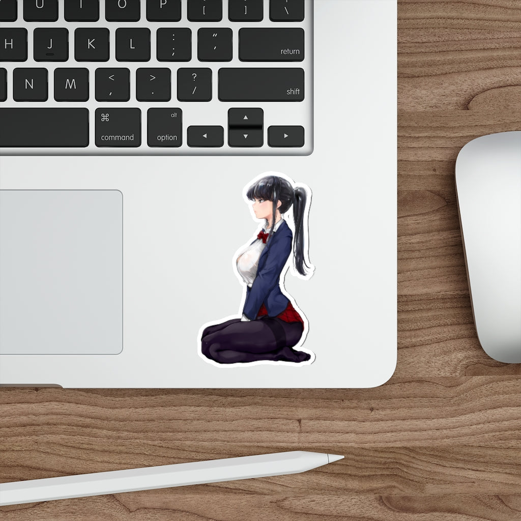 School Girl Komi Shouko Waterproof Sticker - Ecchi Vinyl Decal