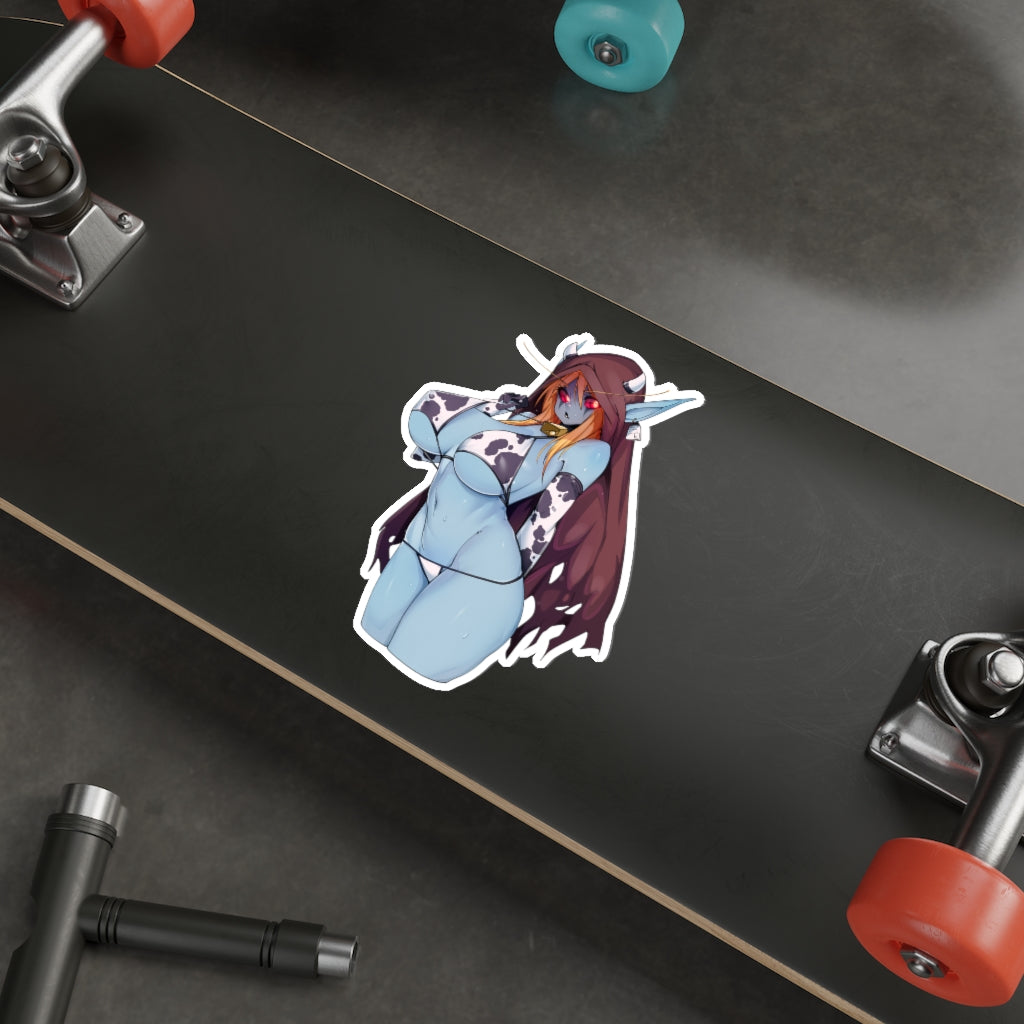 Sexy Cow Girl Sylvanas Windrunner Warcraft Waterproof Sticker - Ecchi Vinyl Decal