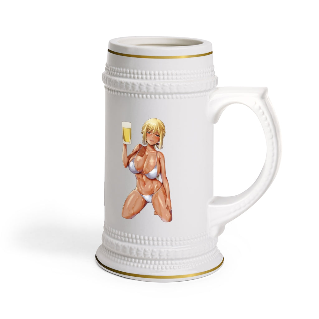 Beer Stein Mug - Sexy Gift for Beer Lover - Bikini Rita Henschel Alice Gear Aegis