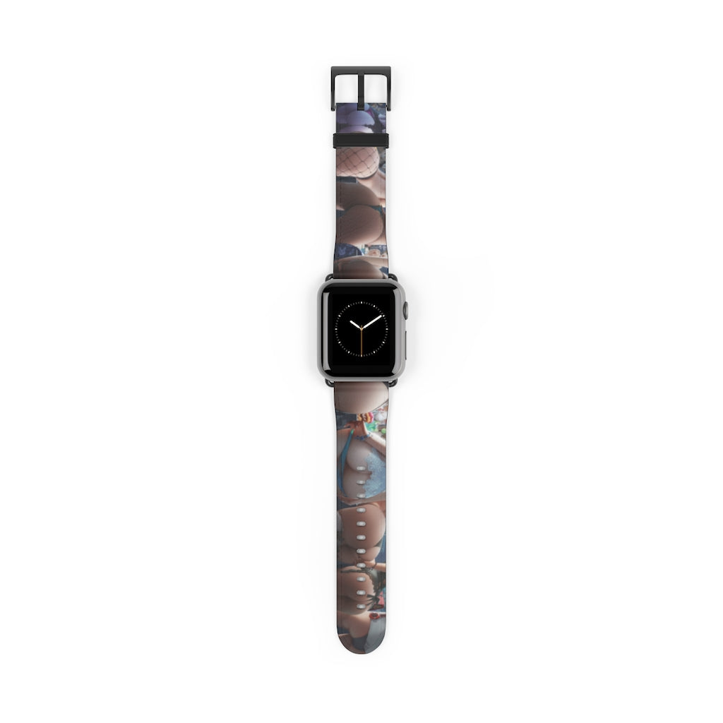 Apple Watch Band 38 mm and 42 mm - Overwatch Butts Lewd Leather Apple Watch Band